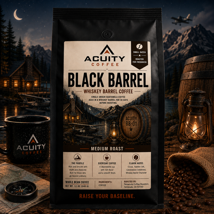 Black Barrel – Whiskey Barrel Coffee